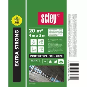 Folia malarska Eco 4mx5m extra strong