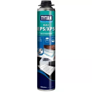 Pianoklej do styropianu/xps pistoletowy Euro-line 750ml Tytan