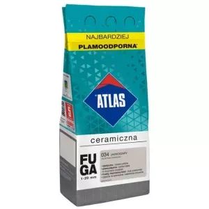 Atlas Fuga ceramiczna 034 jasnoszary 2kg