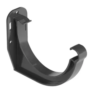 Hak rynnowy doczołowy z PVC 110 grafit RAL7021 Galeco