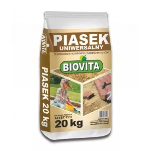 Biovita piasek uniwersalny atestowany piaskownica, budowa, ogród 20kg