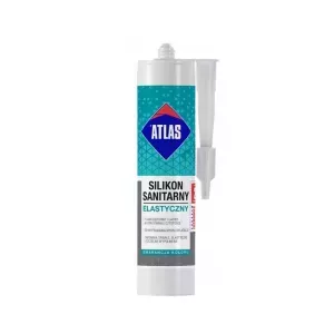 Atlas Silikon sanitarny elastyczny beż pastelowy 018 280ml
