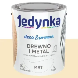 Emalia akrylowa Jedynka Deco&Protect kremowy mat 5l Tikkurila