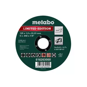 Metabo tarcza do metalu 125x1,0x22,23 mm Inox Limited Edition