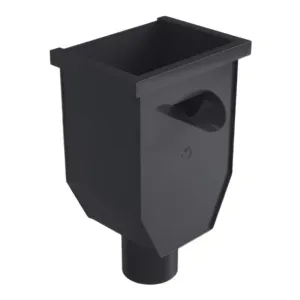Kosz zlewowy na rurę okrągłą Stal 100 mm grafit RAL7015 Galeco