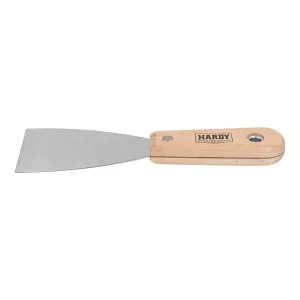 Szpachelka nierdzewna 6cm *84* rączka bukowa nitowana