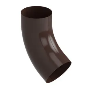 Kolano 60° Stal 90 mm brąz ciemny RAL8019 Galeco