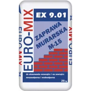 Euro-mix EX 9.01 M15 25kg zaprawa murarska cementowo wapienna