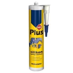 Tytan silikon uniwersalny bezbarwny280ml Super Plus