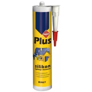 Tytan silikon uniwersalny biały280ml Super Plus
