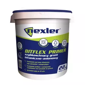 Grunt szybkoschnący bitumiczno-anionowy Bitflex Primer 22kg Nexler