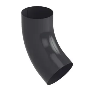 Kolano 60° Stal 100 mm grafit półmat RAL7016 Galeco