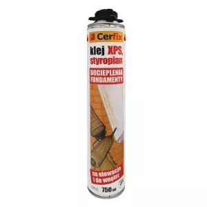 Pianoklej do styropianu/xps pistoletowy 750ml Cerfix