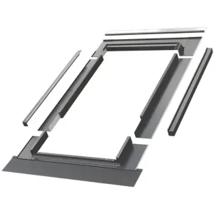 PRODUKTY UZUPEŁNIAJĄCE - Kołnierz uszczelniający do blachy panelowej EBV-PT 78x118cm RAL 7022 Fakro