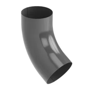 Kolano 60° Stal 90 mm srebrny metalic RAL9006 Galeco