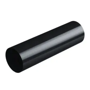 PRODUKTY UZUPEŁNIAJĄCE - Rura spustowa Stal 90mm 3mb czarny półmat RAL9005 Galeco