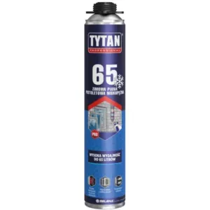 Pianka montażowa niskoprężna 65 zimowa 750ml Tytan