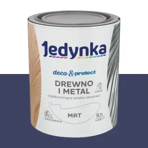 Emalia akrylowa Jedynka Deco&Protect granatowy mat 0,7l Tikkurila