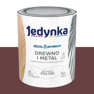 ZAMIENNIK - Emalia akrylowa Jedynka Deco&Protect mahoń satynowy połysk 0,7 Tikkurila