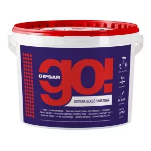 Atlas Gipsar Go! 18kg gotowa gładź finiszowa