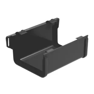 Łącznik rynny PVC2 135 mm grafit RAL7021 Galeco