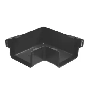 Łuk rynny wewnętrzny 90° PVC2 135 mm grafit RAL7021 Galeco