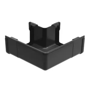 Łuk rynny zewnętrzny 90° PVC2 135 mm grafit RAL7021 Galeco