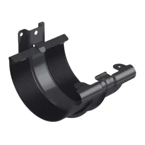 Łącznik rynny z hakiem Stal 150 mm grafit RAL7015 Galeco