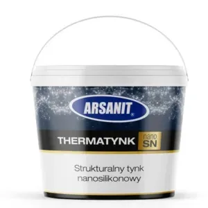 Tynk silikonowy ThermaTynk nanoSN baza jasna 25kg baranek 1,5mm Arsanit