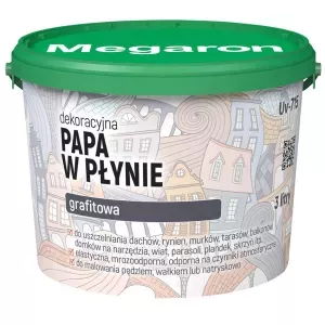 Papa w płynie UV-715 dekoracyjna 3l grafit Megaron