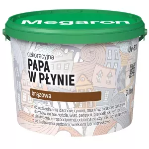 Papa w płynie UV-811 dekoracyjna 3l brąz Megaron