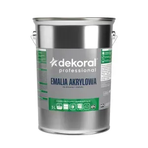 Emalia akrylowa baza ZN 5l Dekoral Professional