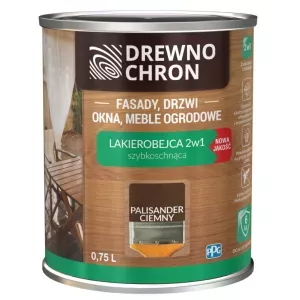 Drewnochron Lakierobejca 2w1 palisander ciemny 0,75l