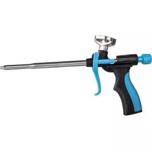 Pistolet do pianki montażowej mega 340mm metalowy niklowany