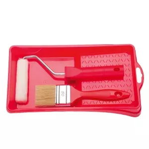 Zestaw malarski nr 23 wałek Velur 10cm + pędzel 38mm + kuweta Hardy