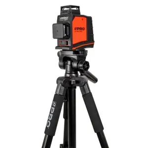 Laser poziomujący płaszczyznowy LK-360.3DG Green + statyw TR-650F PRO