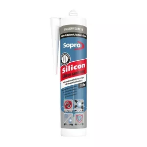 Sopro silikon sanitarny piaskowo-szary 18 310ml