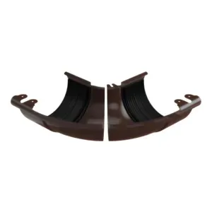 PRODUKTY UZUPEŁNIAJĄCE - Narożnik zewnętrzny regulowany 105-165° Stal 135 mm brąz czekoladowy RAL8017 Galeco