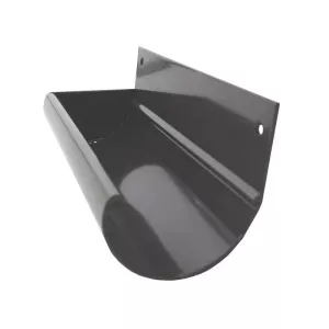 Zakończenia rynny R50 L+P RAL7037 szary Renoplast
