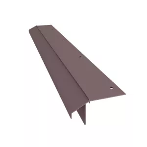 Profil okapowy prosty K10R 2mb RAL8011 brąz Renoplast