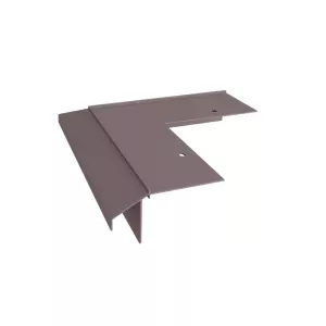 Narożnik zewnętrzny K10R 90° RAL8019 brąz Renoplast