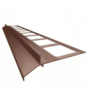 Profil okapowy prosty K30 2mb RAL8011 brąz Renoplast