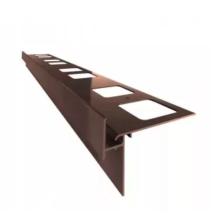 Profil okapowy prosty K35 2mb RAL8019 brąz Renoplast