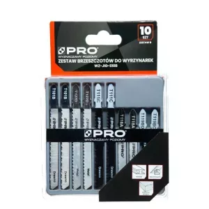 PRO Zestaw brzeszczotów do wyrzynarek Zestaw B-100szt WZ-JIG-S10B