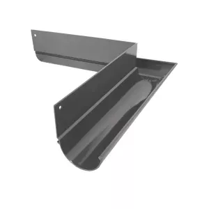 Narożnik rynny zewnętrzny R50 90° RAL7037 szary Renoplast