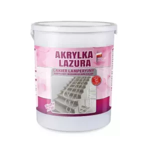 Aksil Akrylka Lazura 5l mat lakier lamperyjny