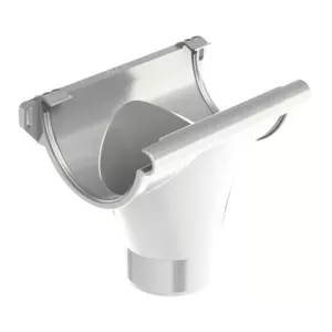 Odpływ rynnowy PVC 130/100 biały RAL9010 Galeco