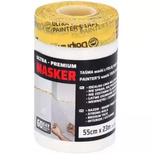 Taśma Washi z folią malarską Masker 55cmx23m Blue Dolphin