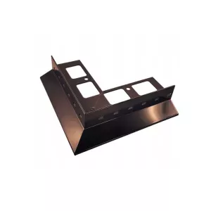 Narożnik zewnętrzny D25 90° RAL8019 brąz Renoplast