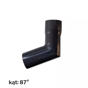 Kolanko rury spustowej R50 87° śr.40mm RAL7024 grafit Renoplast